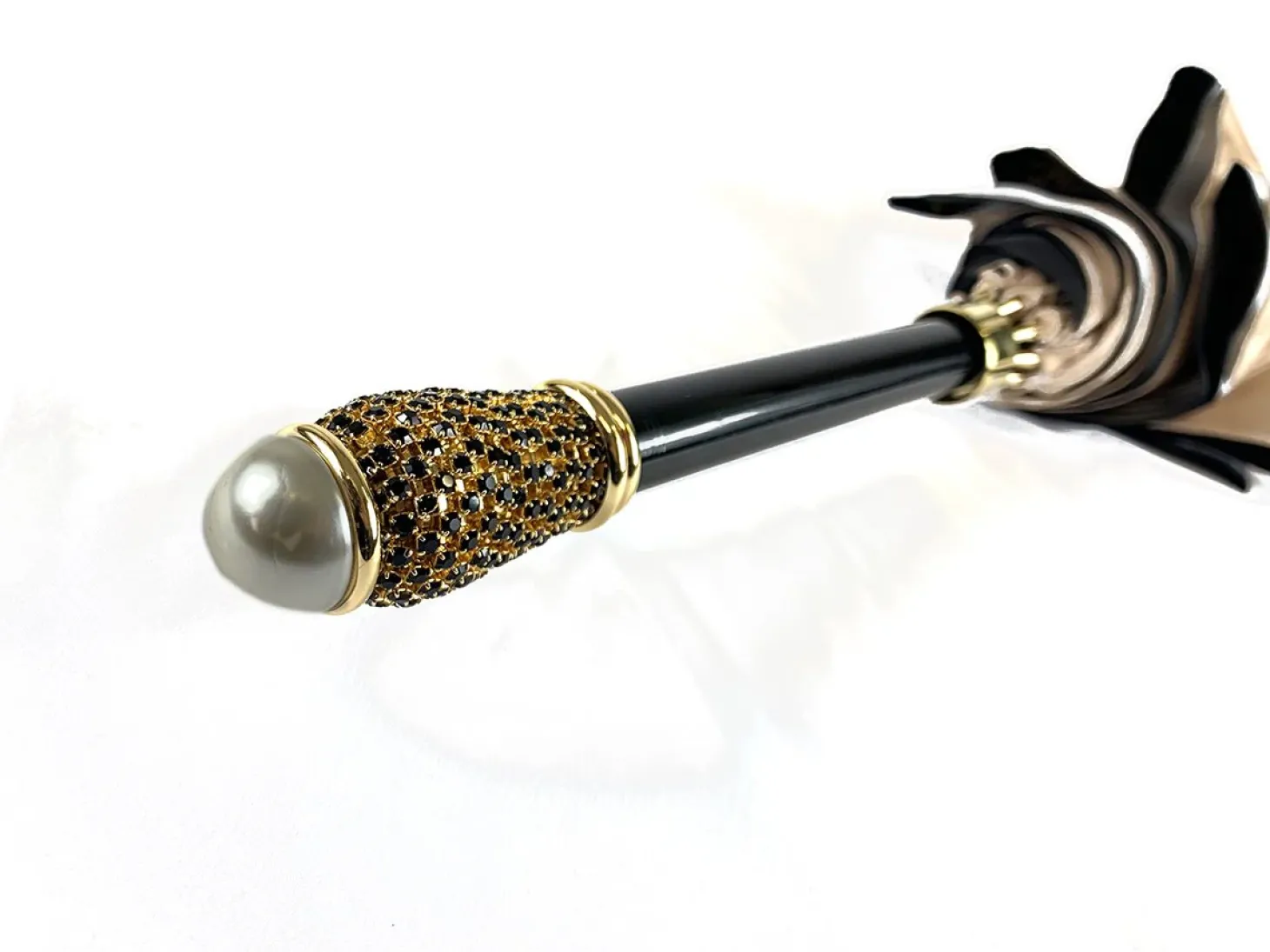 Creamy Leopard Print Umbrella, Double Cloth