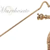 Crook Walking Cane Encrusted with white crystals