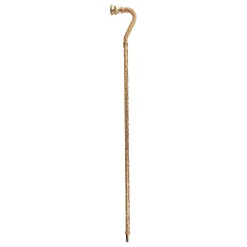 Crook Walking Cane Encrusted with white crystals