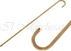 Crook Walking Cane Encrusted with Swarovski Elements