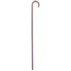 Crook Walking Cane Encrusted with Sapphire crystals