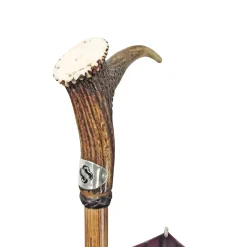 Deer horn on flared beech wood rod