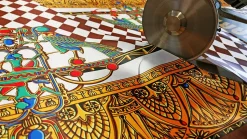 Double Canopy Ladies Umbrella - Designed By " il Marchesato" Egyptian style