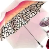 Double canopy umbrella with Magenta and exclusive design