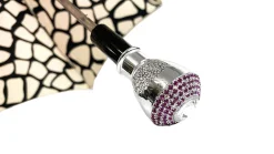 Double canopy umbrella with Magenta and exclusive design