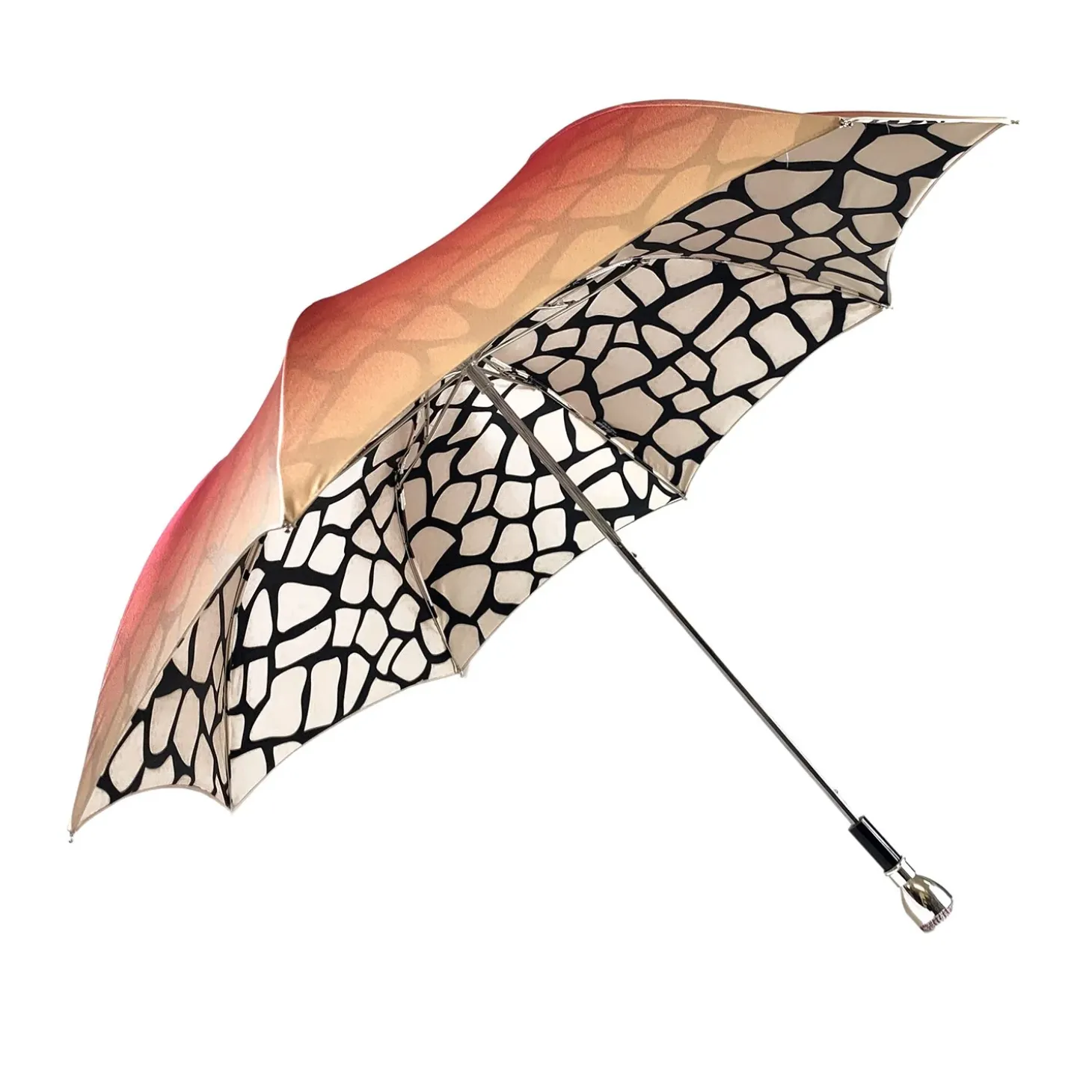 Double canopy umbrella with Magenta and exclusive design