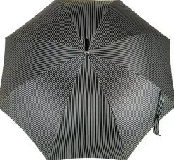 Double Cloth Men's Black Striped Umbrella