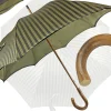 Double Cloth Men's Umbrella - Dark green striped Design