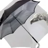 Double Cloth Men's Umbrella, Silver-plated Eagle