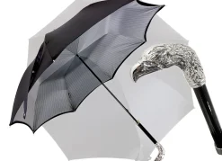 Double Cloth Men's Umbrella, Silver-plated Eagle
