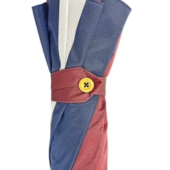 Double Cloth Men's Umbrella - Grey and Striped Design