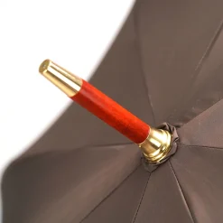Double Cloth Men's Umbrella - 24K Goldplated handle
