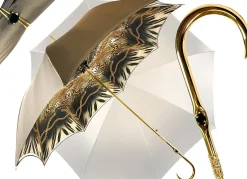 Double Cloth Umbrella In A Fantastic Chocolate Color