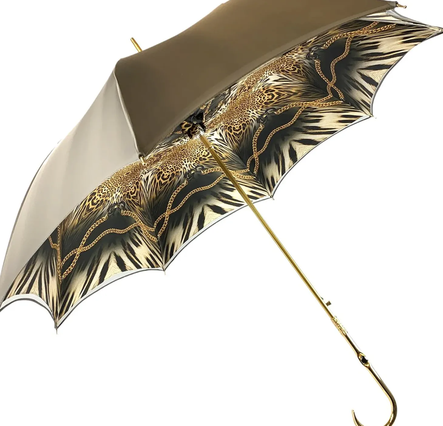Double Cloth Umbrella In A Fantastic Chocolate Color