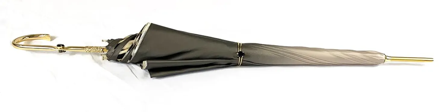 Double Cloth Umbrella In A Fantastic Chocolate Color