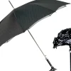 Dragon’s Fury: Black Umbrella with Fierce Dragon Handle