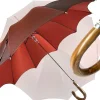 Elegant Burgundy Dot's Umbrella