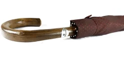 Elegant Burgundy Dot's Umbrella
