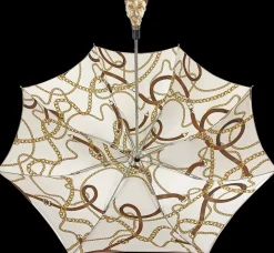 Elegant cream with enamelled dog