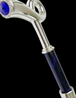 Elegant Double canopy blue umbrella
