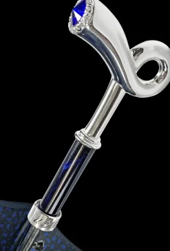 Elegant Double canopy blue umbrella