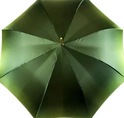 Elegant Green Floral Umbrella