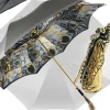 Elegant handcrafted umbrella with dragonfly