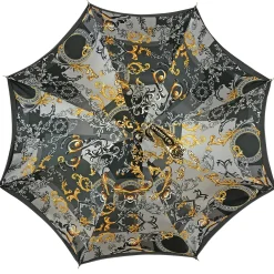 Elegant handcrafted umbrella with dragonfly
