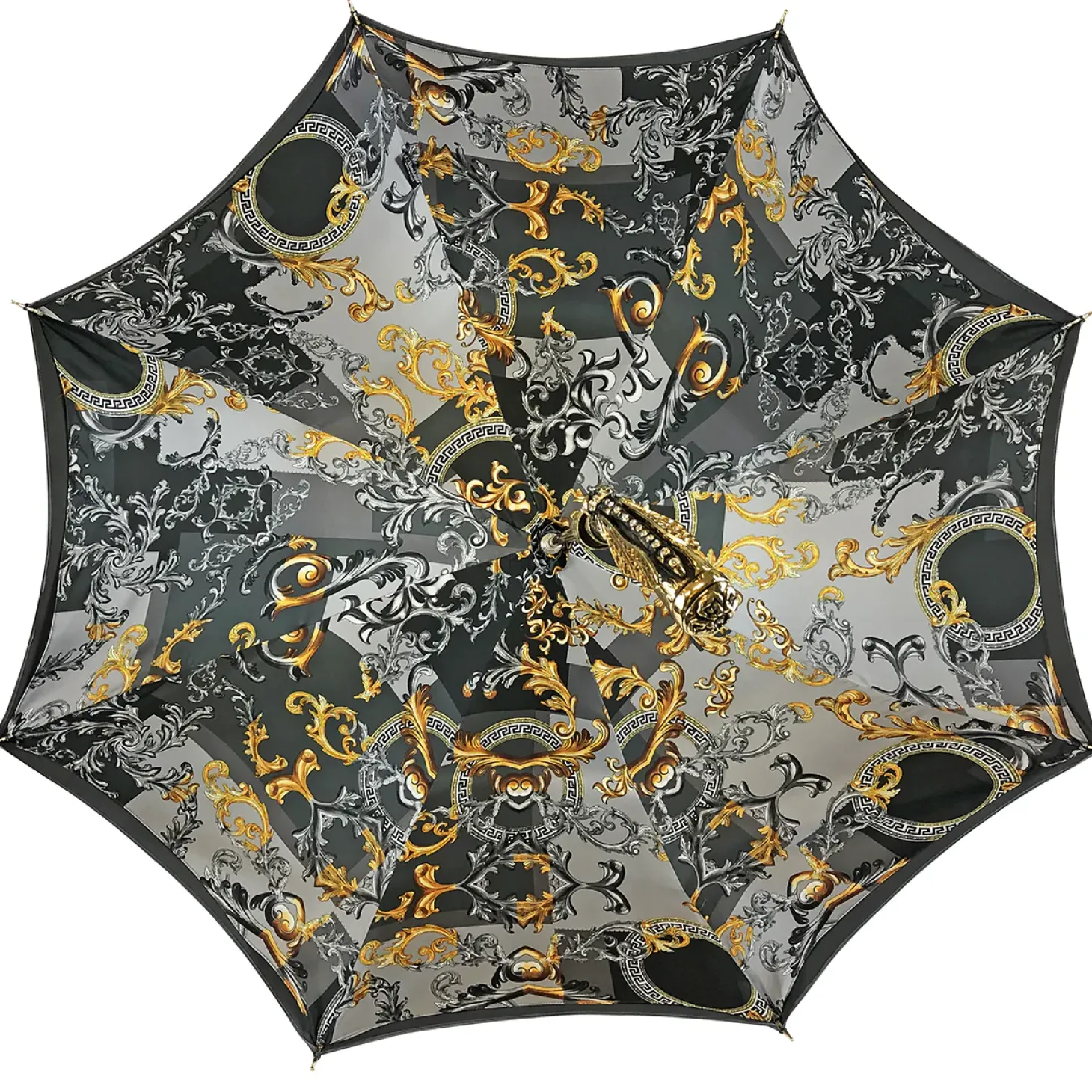 Elegant handcrafted umbrella with dragonfly