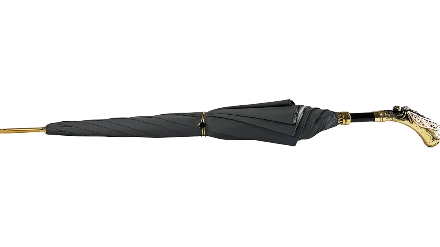 Elegant handcrafted umbrella with dragonfly