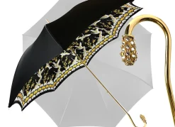 Elegant Internally Herons Print Umbrella, Double Cloth