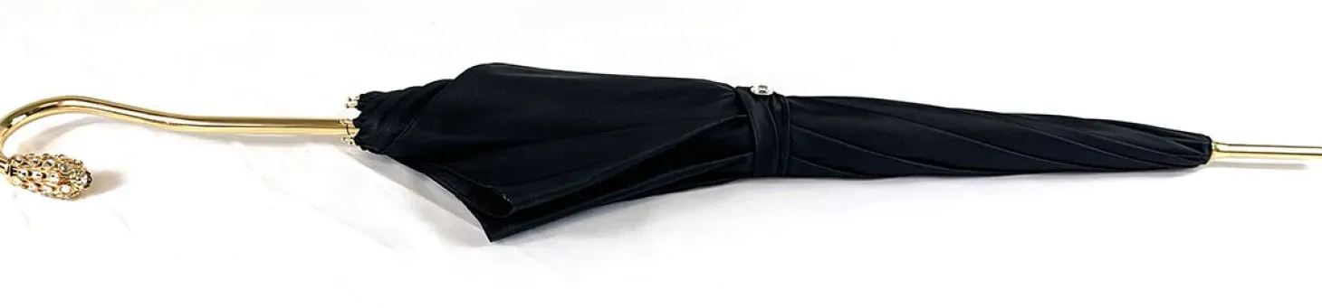 Elegant Internally Herons Print Umbrella, Double Cloth
