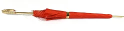 Elegant Internally Leopard Print Umbrella, Double Cloth