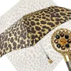 Elegant leopard design with filigree handle