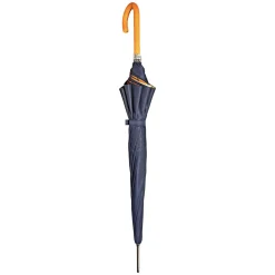 Elegant Man's umbrella with orange ostrich leather handle