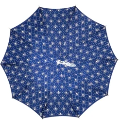 Elegant men's umbrella with silverplated 925 handle