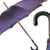 Elegant Men's umbrella with black leather handle