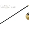 Elegant mylor Walking stick with Jet Crystals