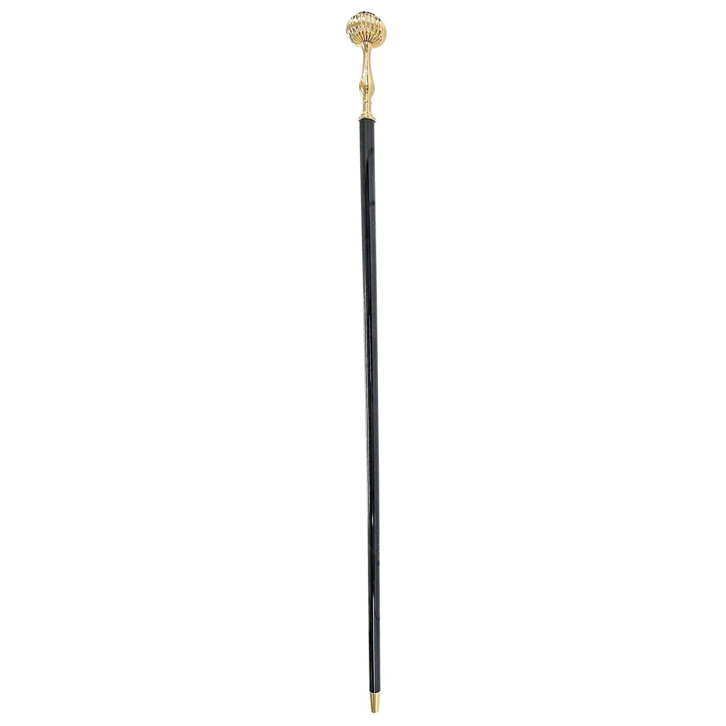 Elegant mylor Walking stick with Jet Crystals