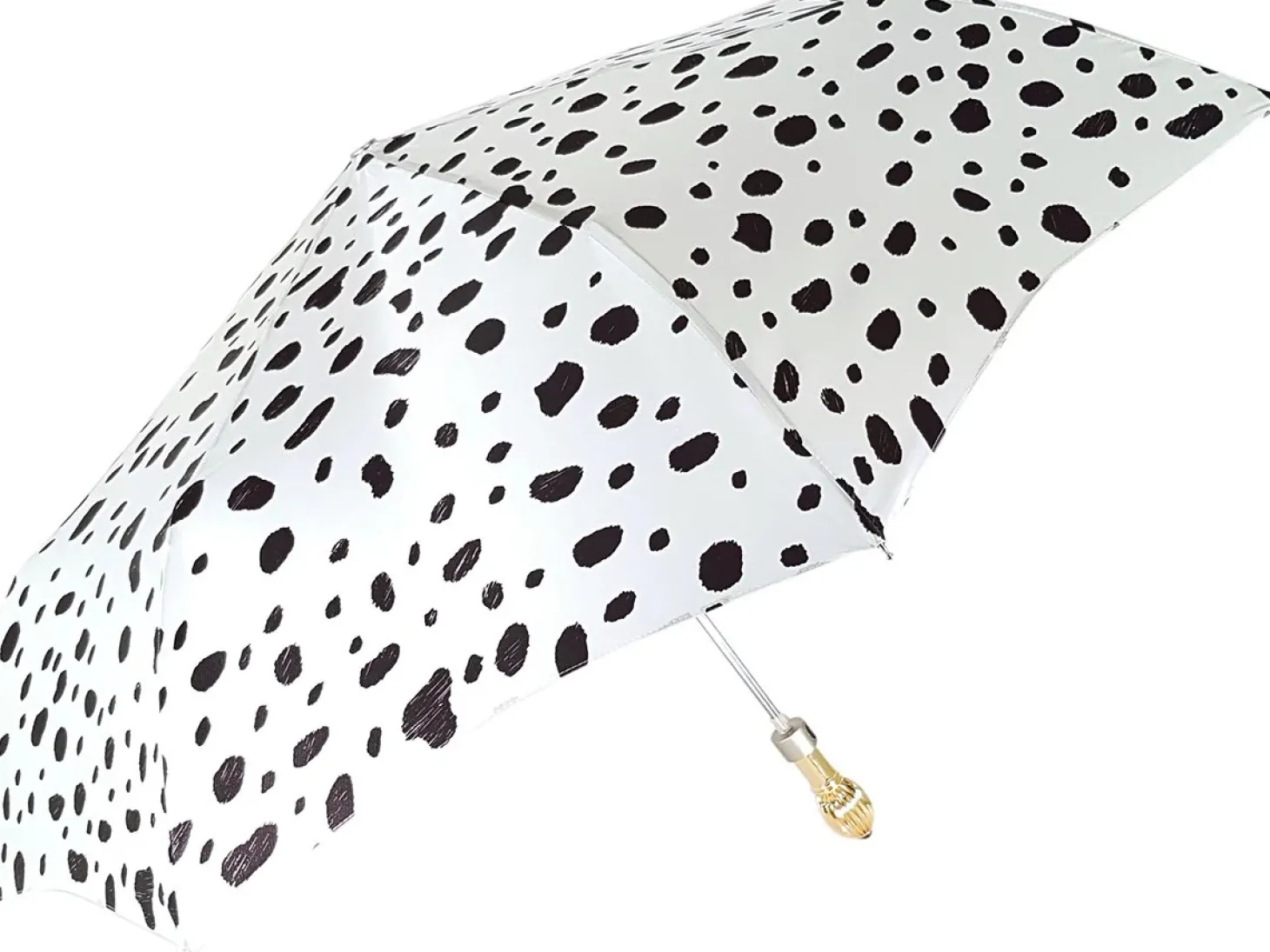 Elegant Spotted Woman's Folding Umbrella