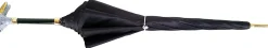 Elegant Umbrella With Double Layer In Black Satin