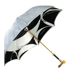 Elegant Umbrella with Gold-Plated Lion Handle – Limited Edition