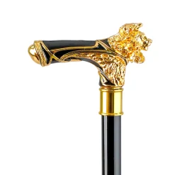 Elegant Umbrella with Gold-Plated Lion Handle – Limited Edition