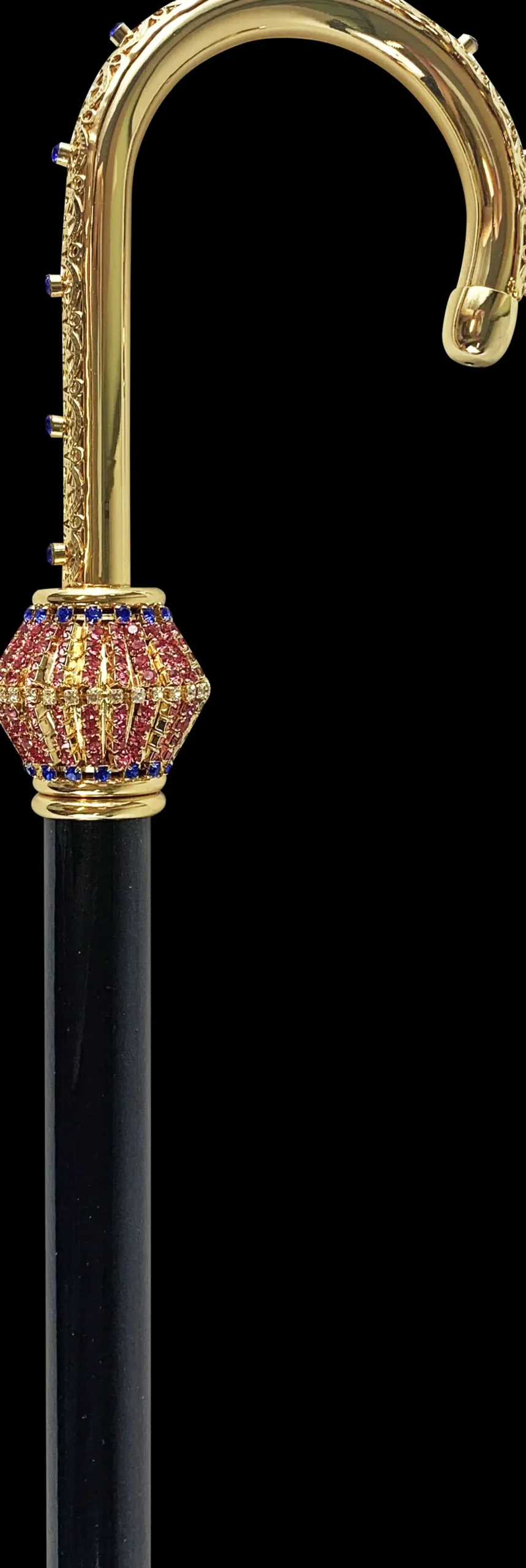 Elegant Walking cane for ladies with crystals