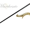 Elegant Walking stick - Brass 24k goldplated