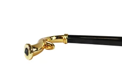 Elegant Walking stick - Brass 24k goldplated