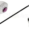 Elegant Walking Sticks - Crystal Encrusted Knob