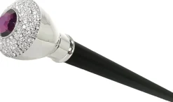 Elegant Walking Sticks - Crystal Encrusted Knob