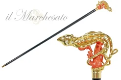Exclusive and Limited collection - Gold plated 24K Octopus with Swarov