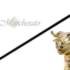 Exclusive 24K Bull cane